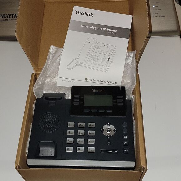NEW Yealink Ultra-Elegant 6-Line VoIP Desk Phone, YEA-SIP-T41S - Picture 4 of 8